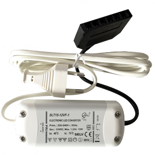 Elektronischer LED Trafo / Treiber / 15W / 230V ->12Volt