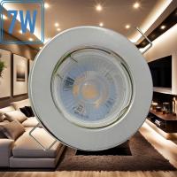 LED Einbaustrahler Tom / 230V / 7Watt / 550Lumen / Silber
